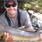 "Navy Seal" Shawn Walters with a Truckee River Trophy Brown Trout